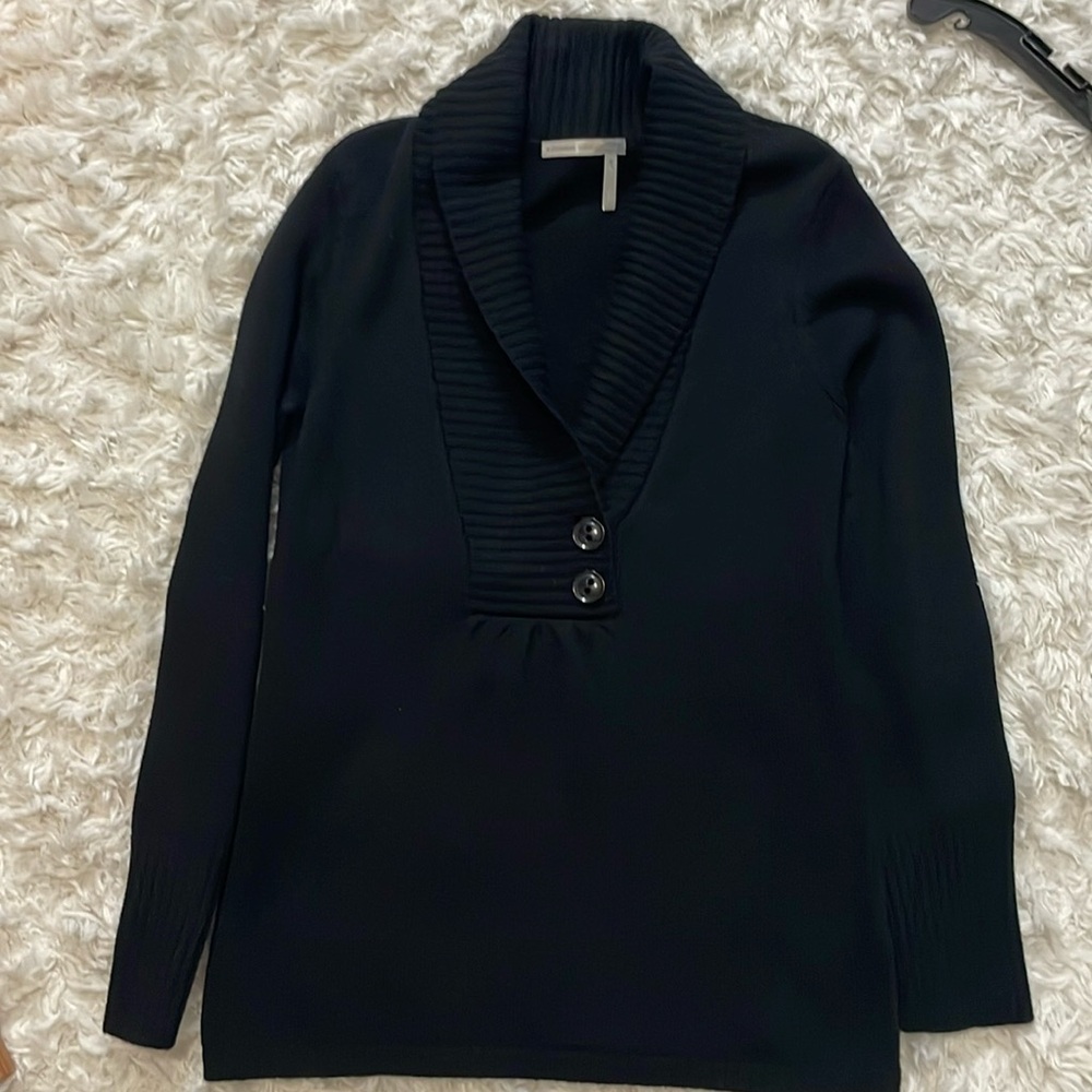 Classique Entier merino black sweater S new